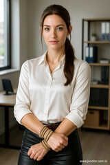 Sexy Secretary Tied For You