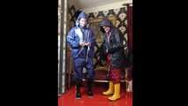 Miss Francine und Lady Nadja haben Spaß AGU Regenjacken