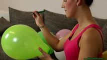 painting on balloons
