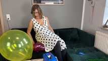 balloon preparing by pump and nail2pop them