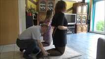 Kyra and Vanessa - tickle detector test Part 3 of  10