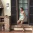042002 Lazy Leticia Takes A Pee On The Patio When No One Is Looking