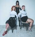 1190 Mia Amber and Roxie in SMOKERS torment