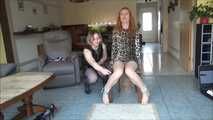 Saskia and Vicky - Who better tickles part 2 of 6