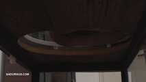 Mistress Nomi Melone smokes and pees on the toliett box