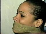 WRAP AROUND TAPE GAGGED, BALL-TIED LORI  (D14-7)