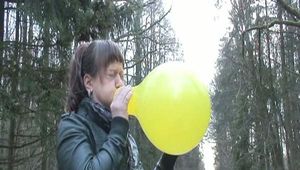 cold weather - hot balloon