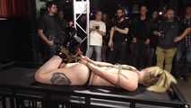 30 Minutes Hogtie Endurance Challenge - Tied in Public - Sexy Blonde tied by Mario !