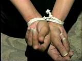 WRAP AROUND TAPE GAGGED, BALL-TIED LORI  (D14-7)