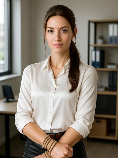 Sexy Secretary Tied For You