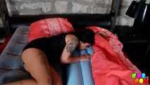 462 Tequila loves her air mattresses!