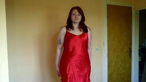 Lady in red ... but