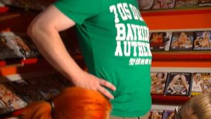 Blowjob in the Porn Cinema