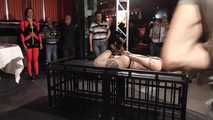 30 Minutes Hogtie Endurance Challenge - Tied in Public - Sexy Blonde tied by Mario !