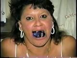 33 YEAR OLD AMERICAN INDIAN TRISH HAS PANTIES PULLED OFF & STUFFED IN HER MOUTH, DOES SELF MOUTH STUFFING, OTM GAGGED, TIED WITH ROPE & TIGHTLY HANDGAGGED (D61-3)
