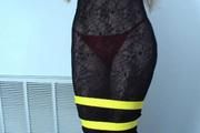 Video: Hot Blonde Bound to the Stairs and Helpless