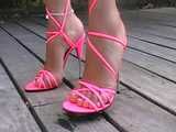 Cane soda crush with stiletto heels
