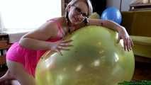 Cattex 36" riding and Blow2Pop pink Belbal 14inch *KEEP CALM AND BLOW ME*
