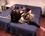 Close friends Catt and splendid Alexa trying to escape (video)