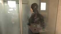 Filming little Ruby in the shower 😉