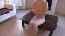 Pantyhose Encasement with Zipties for Muriel