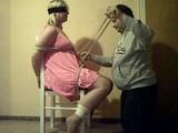 On a chair 3/4