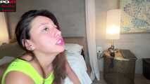 Busty amateur Letzzy got her first big black cock