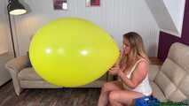 Blow2Pop-try yellow U25 with mouthpiece and nail2pop it
