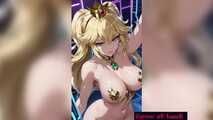 GoL Princess Peach cybepunk style animation