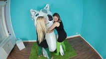 89 Holly and Crystal and a Fox