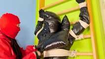 Breathplay in unbreathable, thick PVC overall 2.