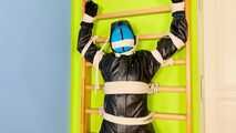 Breathplay in unbreathable, thick PVC overall 2.