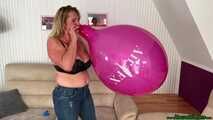 Blow2Pop two TT17 in bra and jeans