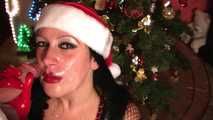 XMas Blowjob Bitch - Fishnet & Latex Blowjob - Gloves - Fuck my Pussy - Cum in my Face