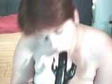 Anna's black dildo
