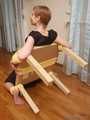 Alice Lee - Dress-wearing beauty gets tied to a table