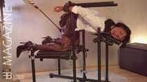 This turns a bench and chair into a versatile knee bench!