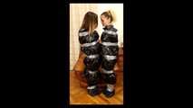 Kamilla and Talika06 - Both trash bag packed (video)
