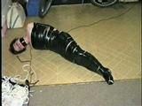 TINY TINA MUMMY WRAPPED WITH PLASTIC & ELECTRICAL TAPE (D31-15)