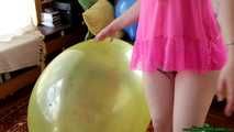 Cattex 36" riding and Blow2Pop pink Belbal 14inch *KEEP CALM AND BLOW ME*