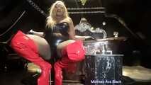 You live to serve my 12 inch PVC boots