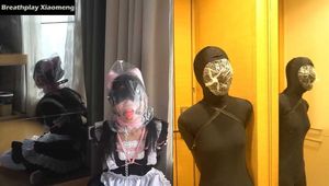 Xiaomeng Maid and Zentai Bagged Incontinence
