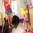 Merida & Hannah - Trash bag cleaning