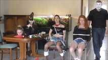 Lea, Saskia und Wendy - Die Bondageparty 2  Teil 1 von 5