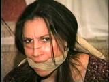 27 Yr OLD CUTE & SEXY LATINA CLEAVE GAGGED & STRUGGLING TIGHTLY TIED TO A CHAIR (D48-15)