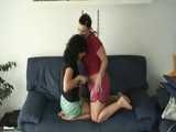 Get 4 classic Videos with Jill and a friend wearing shiny nylon shorts enjoying!