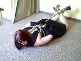 Sandra hogtied 3/4
