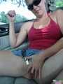 Kinky Florida Amateur Irish Milf Mollie Playing In The Car