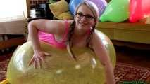 Cattex 36" riding and Blow2Pop pink Belbal 14inch *KEEP CALM AND BLOW ME*