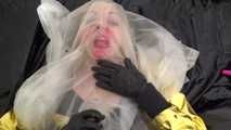 gold raincoat and fucking with pvc breathless